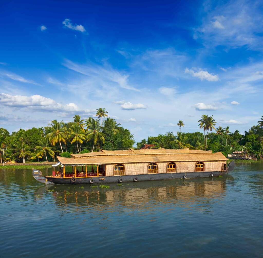Hausboot wohnen Kerala Backwaters