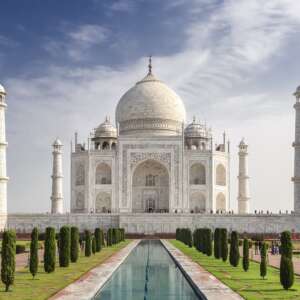 Taj Mahal bei Sonnenaufgang – Indien Rundreise 2025