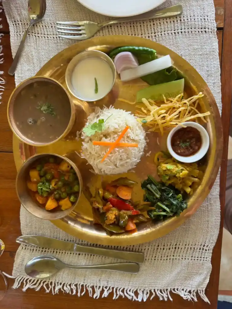 Nepal-Kueche Thali